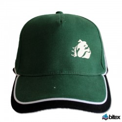 Competition Cap „Logo“ in grün/schwarz/weiß