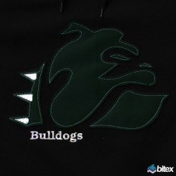Premium Hoodie „Bulldogge“ in schwarz